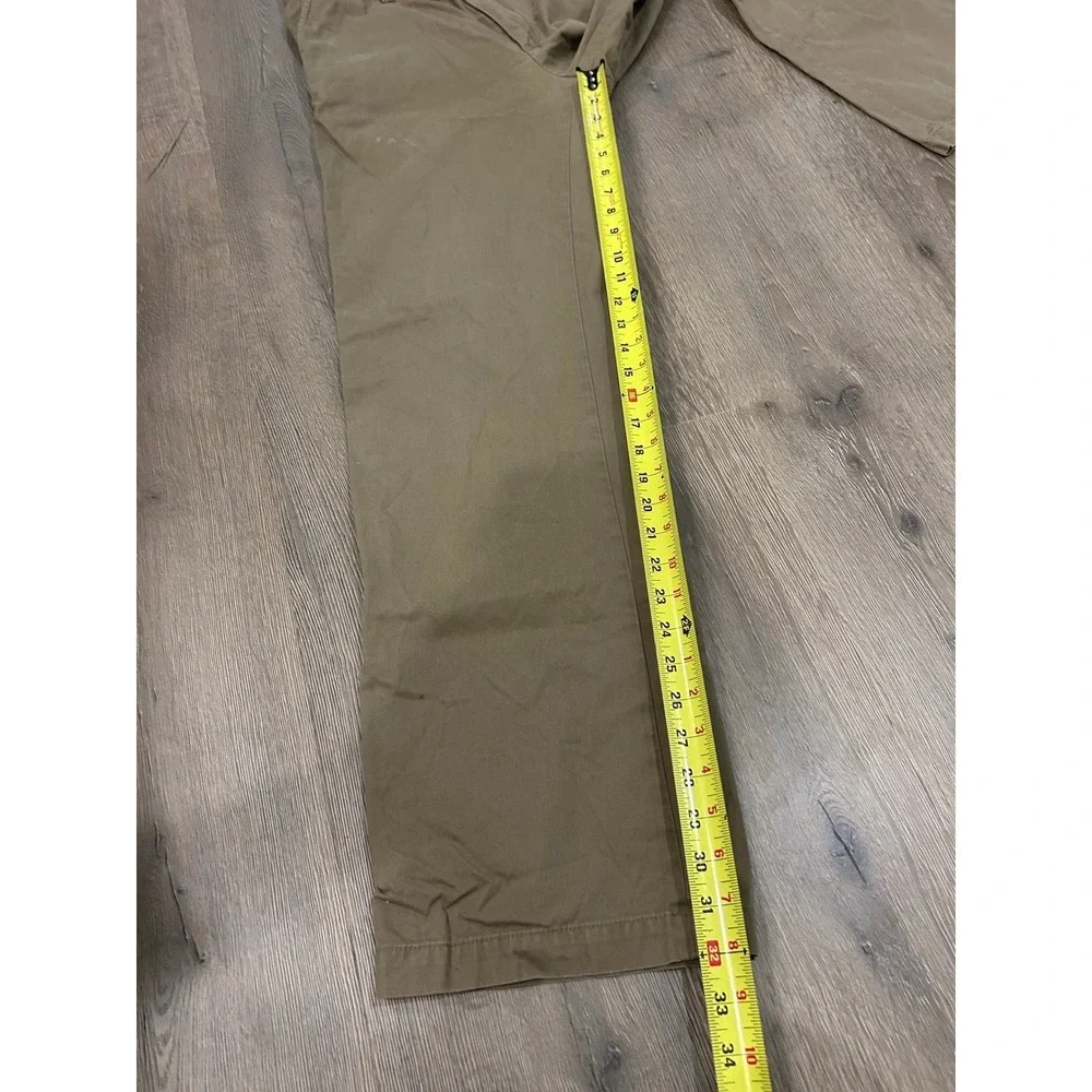 Banana Republic‎ Dawson Chino Mens 33x34 Khaki Tan Cotton Straight Leg Pants